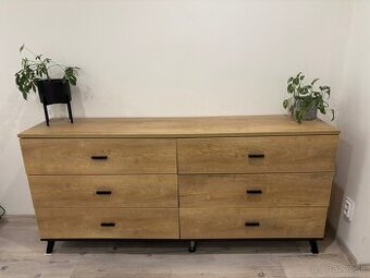 Komoda 180cm dub lefkas