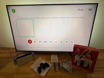 Nintendo switch oled 64gb + minecraft v cene + záruka