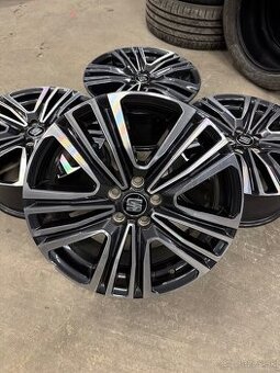 hliníkové disky 5x100 seat r17,letné pneumatiky 205/55r17