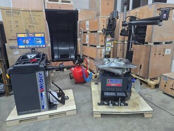 WEBER - Vyvažovačka LCD + prezúvačka s ramenom