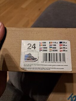 Prechodné topanočky velkosť 22 a 24