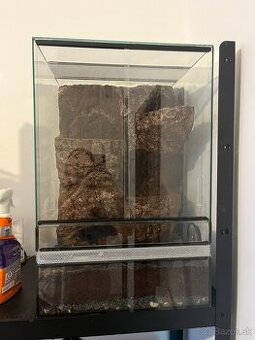 Terárium s 3D stenou