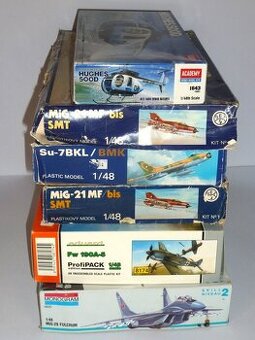 Predám  modely platikových lietadiel 1:48