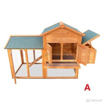 kurín pre sliepky, kurník pre králiky, zajace