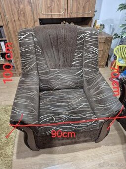 Kreslo textil, gauč, sedačka