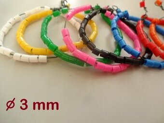 Znackovacie kruzky na vtaky Ø 3 mm.