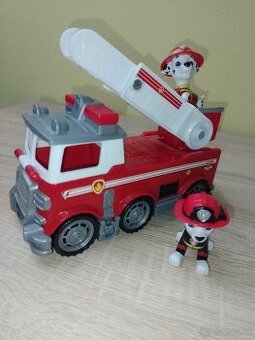Predám požiarnicke auto s labkovej patroly s postavičkami