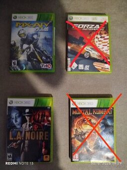 Predám hry na Xbox 360