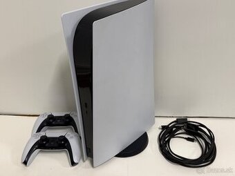 Playstation 5  825gb digital + 2 ovládače + záruka