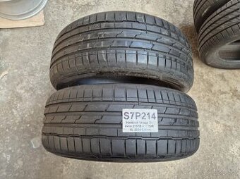 205/55 r17 letné 2 ks HANKOOK dezén 6,5 mm DOT2024