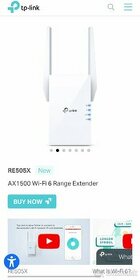 TP-Link RE505X wifi 6