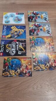 Lego a Technic katalogy z 80tych a 90tych rokov