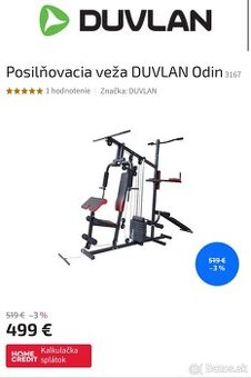 Duvlan Odin posilňovacia veža Nová