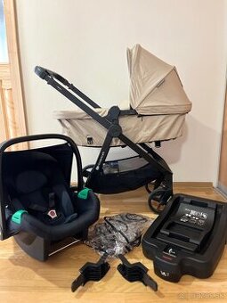 Kombinovaný kočík Kinderkraft + vajíčko s ISOFIX základňou