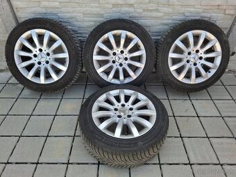 Alu disky 5x112 R16 Mercedes + 205/55 R16 zimné pneumatiky
