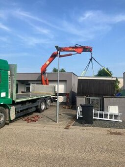 Autodoprava s hydraulickou rukou  a výškové práce