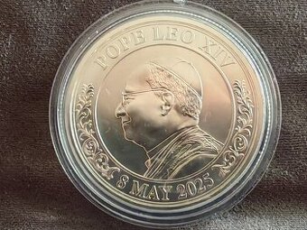 Investičné striebro Pope Leo XlV 2025