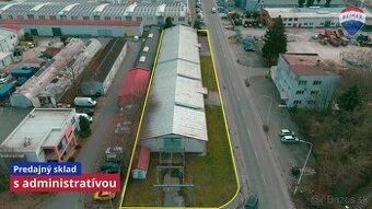 NA PRENÁJOM sklad s administratívou 1.200 m2 podvesný žeriav