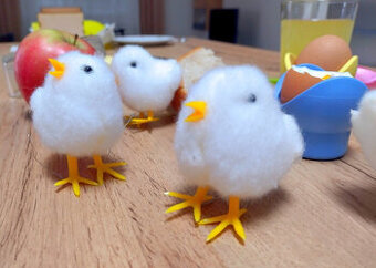 NOVE velke kuriatka, sliepocky dekoracia alebo hracka - 1