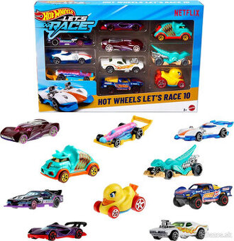 Hot Wheels Let's Race auticko 10x