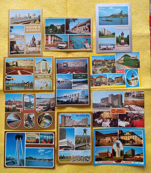 pohľadnice BA,Brno, ....