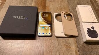 Vymenim najnovsi Vivo X300 Pro + adapter, zabalene sluchadla