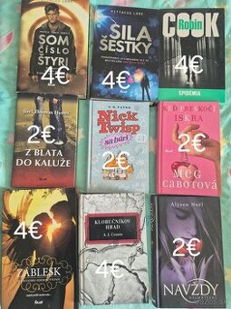 Predám rôzdne knihy pre ženy