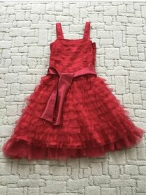 Next krásne červené šaty na 8 rokov