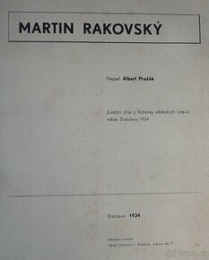 Martin Rakovský - Bratři Rakovští z Rakova