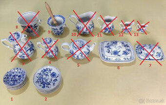 Originál cibuľový porcelán – Rôzne 2