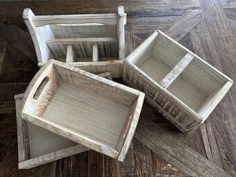 Drevené podnosy z akáciového dreva,  značky T&G Woodware