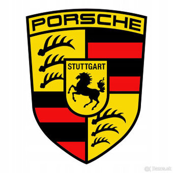 Logo Porsche a Mercedes-Benz na plátne