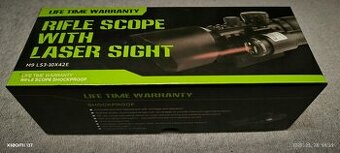 Puškohľad 3-10x40E s laserom
