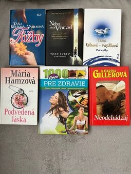 Predám knihy – romány aj literatúra o zdraví