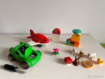 Lego duplo lietadlo auto zvieratka