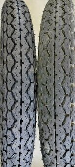 2 motorkové pneumatiky 2,50-16 Dunlop