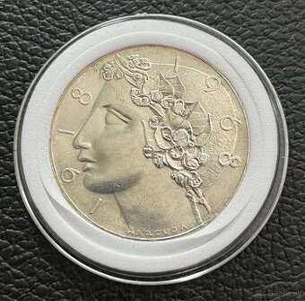 Strieborna minca 50 Kčs/1968