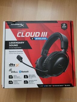 HyperX Cloud III S Wireless Black Gaming Headset