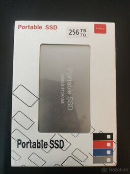 Externy disk - portable SSD 256 TB exFAT