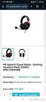 Sluchátka HyperX Cloud Alpha - Gaming