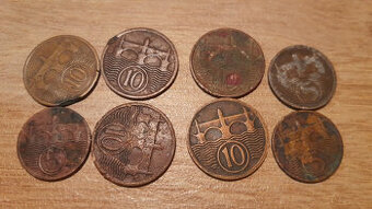 Halierové mince prvá ČSR