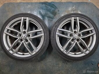 4ks 17" elektrony VW SKODA 7J ET38+215/40R17 6mm