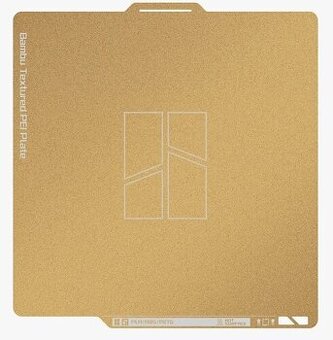 Bambu lab podlozka PEI plate gold