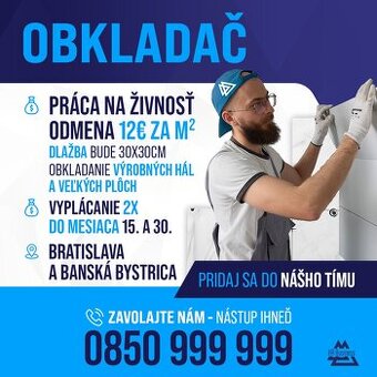 Hľadáme fasádnikov, obkladačov a sadrokartonistov - BA+BB