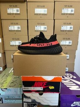 Adidas Yeezy Boost 350 V2 Core Black Red, 38.5