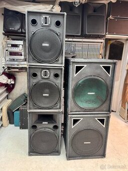 Reproduktory / repro skrine/ mix pult/ power mix