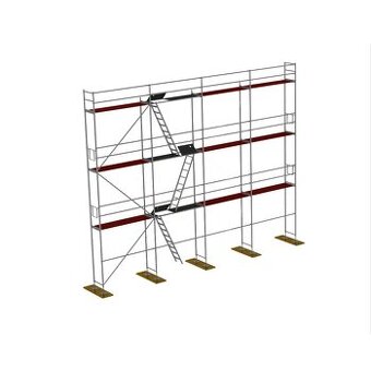 Fasádne lešenie Wood Plettac P70 102m2
