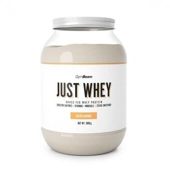Protein Just Whey - GymBeam Slaný karamel 1kg