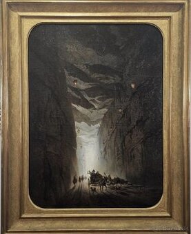 Francesco Gamba (1818-1887) La Grotta di Posillipo