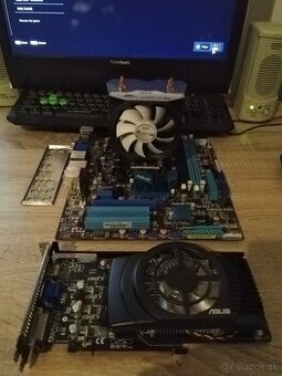ASUS M4A785TD-M EVO + PHENOM II X4 955 + CHLADIČ + GRAFIKA - 1